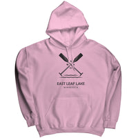 East Leaf Lake Paddles Unisex Hoodie BLK Art