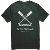 East Leaf Lake Paddles Unisex Tee WHT Art