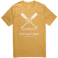 East Leaf Lake Paddles Unisex Tee WHT Art