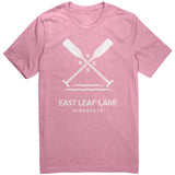 East Leaf Lake Paddles Unisex Tee WHT Art2