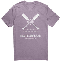 East Leaf Lake Paddles Unisex Tee WHT Art2