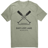 East Lost Lake Paddles Unisex Tee BLK Art