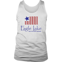 MENS Eagle Lake Tank, Flag