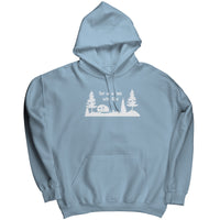 Hoodie, Unisex, Kim, White Ink 2