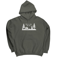 Hoodie, Unisex, Kim, White Ink 2