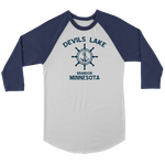 UNISEX Raglan Shirt, Devils Lake, Nautical