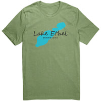 Lake Ethel Map Unisex Tee BLK