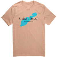 Lake Ethel Map Unisex Tee BLK