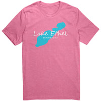 Lake Ethel Map Unisex Tee WHT