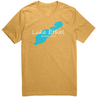 Lake Ethel Map Unisex Tee WHT