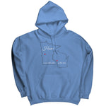 Midwest MN WI River Home Unisex Hoodie, Black Outline
