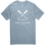 North Turtle Lake Paddles Unisex Hoodie WHT Art2