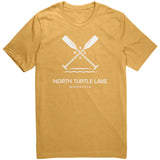 North Turtle Lake Paddles Unisex Hoodie WHT Art1