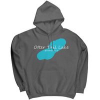 Otter Tail Lake Map Unisex Hoodie