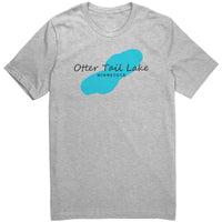 Otter Tail Lake Map Unisex Tee