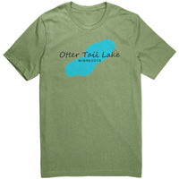 Otter Tail Lake Map Unisex Tee
