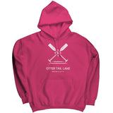 Otter Tail Lake Paddles Unisex Hoodie WHT
