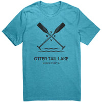 Otter Tail Lake Paddles Unisex Tee BLK