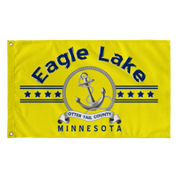 Wall Flag, Eagle Lake, Yellow, 36" x 60"