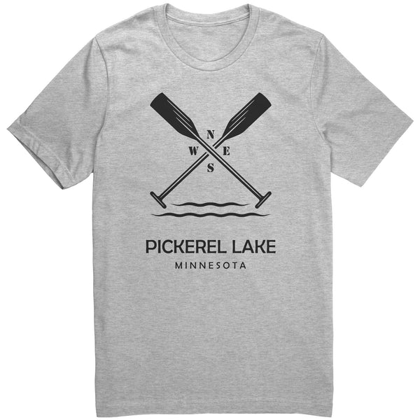 Pickerel Lake Paddles Unisex Tee BLK Art