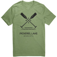 Pickerel Lake Paddles Unisex Tee BLK Art