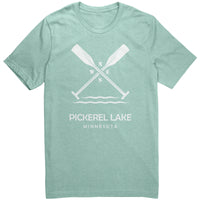 Pickerel Lake Paddles Unisex Tee WHT Art2