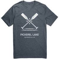 Pickerel Lake Paddles Unisex Tee WHT Art1