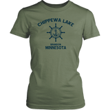 LADIES Tee, Chippewa Lake, Nautical