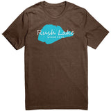 Rush Lake Map Unisex Tee WHT Art