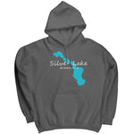 Silver Lake Map Unisex Hoodie