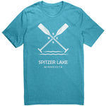 Spitzer Lake Unisex Tee, Paddles, WHT Art1