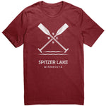Spitzer Lake Unisex Tee, Paddles, WHT Art2