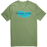Stalker Lake Map Unisex Tee BLK Art