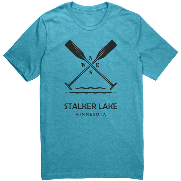 Stalker Lake Paddles Unisex Tee BLK Art