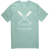 Stalker Lake Paddles Unisex Tee WHT Art2