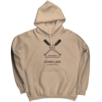Stuart Lake Paddles Unisex Hoodie BLK Art