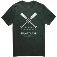 Stuart Lake Paddles Unisex Tee WHT Art