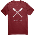 Stuart Lake Paddles Unisex Tee WHT Art2