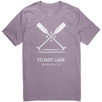 Stuart Lake Paddles Unisex Tee WHT Art2