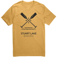 Stuart Lake Paddles Unisex Tee BLK Art