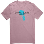 Swan Lake Map Unisex Tee BLK