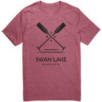 Swan Lake Paddles Unisex Tee BLK