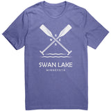 Swan Lake Paddles Unisex Tee WHT2