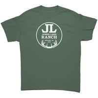 Tee, Jones Lake, Small Antlers, Off White Ink, 3-4 art