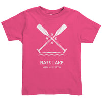 Toddler Bass Lake Paddles Tee, WHT Art