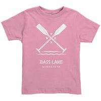 Toddler Bass Lake Paddles Tee, WHT Art
