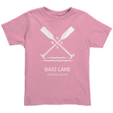 Toddler Bass Lake Paddles Tee, WHT Art