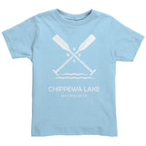 Toddler Chippewa Lake Paddles Tee, WHT Art