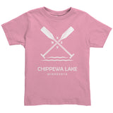 Toddler Chippewa Lake Paddles Tee, WHT Art