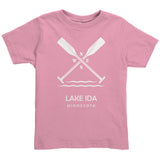 Toddler Lake Ida Paddles Tee, WHT Art